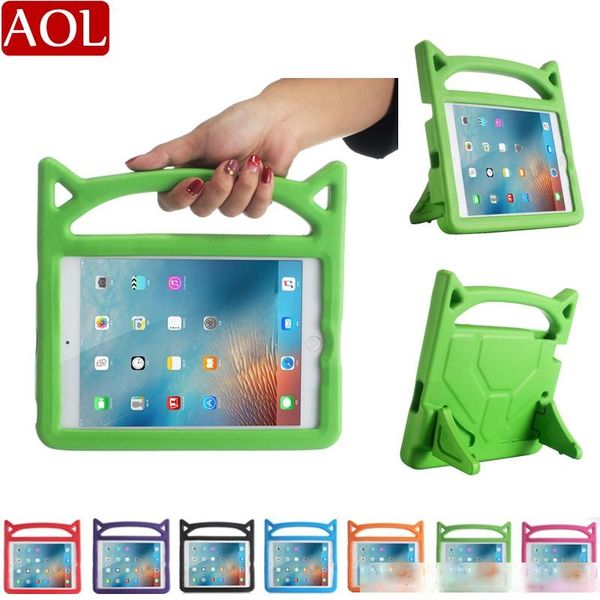 

kids shockproof case for new ipad air pro 9.7 air3 10.5 10.2 2019 mini 1/2/3/4/5 eva soft thick foam stand holder protective cover
