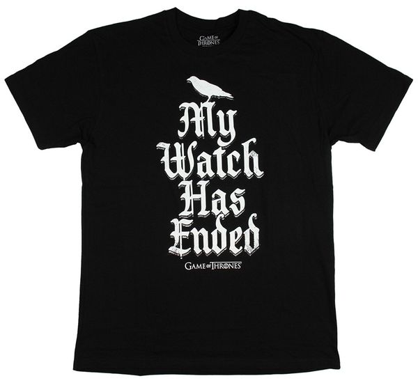 

2019 fashion men's my watch has ended t-shirt tee shirt