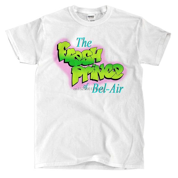 

the fresh prince of bel-air drawing white t-shirt