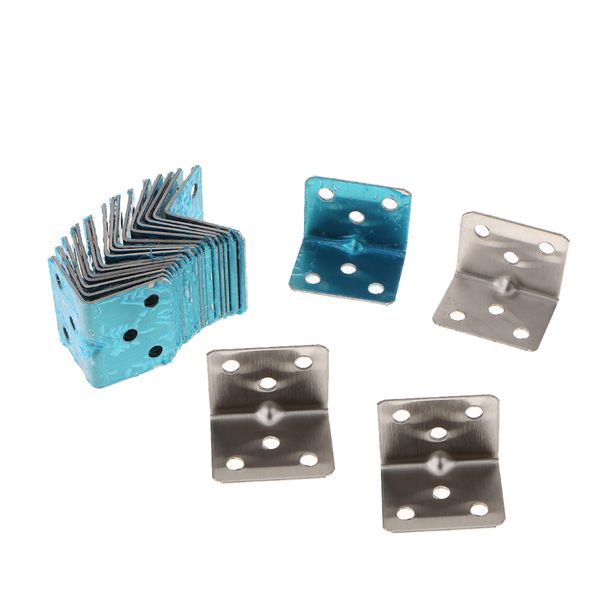 

20pcs angle code metal angle bracket right angle brace set for cabinet