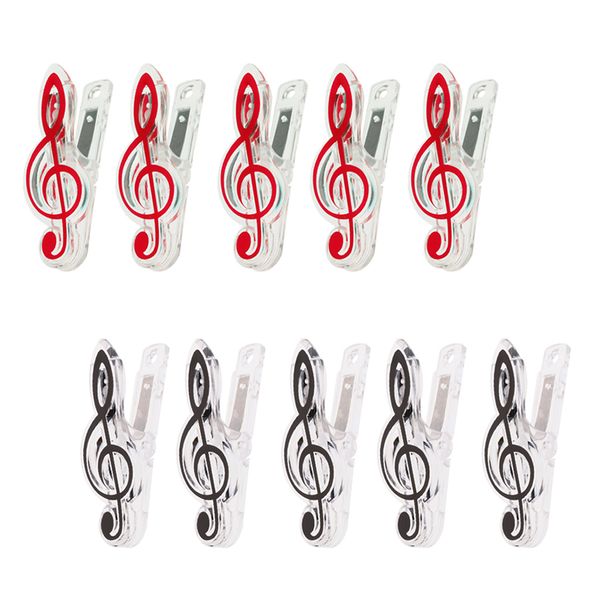 

10 шт набор music note клип музыка страница держатель для музыкальных любителей
