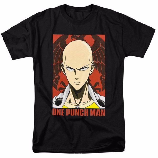 

casual printing tee one punch man big face anime t shirt summer t-shirt