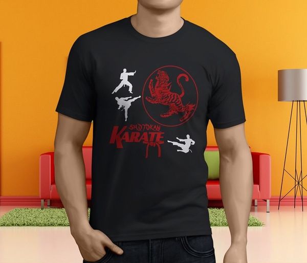 

2019 fashion new popular go skan karate men's black t-shirt size s-3xl100% cotton humor tee shirts