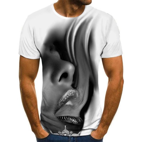 

3d abstract flowers animal 3d print shirts horror kawaii harajuku men clothing