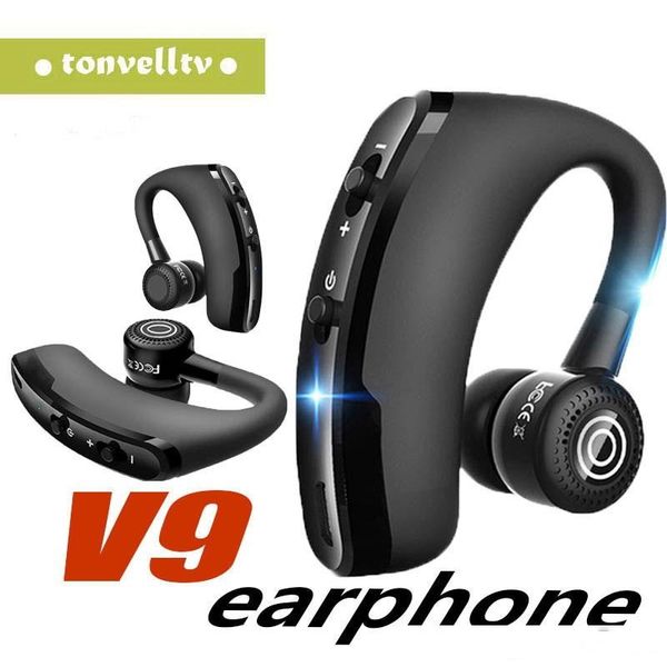 

v9 wireless earphone voice control music sports bluetooth handsheadset noise cancelling headset stereo bass headphone