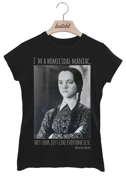 

batch1 среда аддамс маньяк хэллоуин необычные платья женщин t-shirt big tall tee shirt