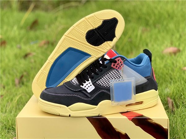 

2020 new authentic 4 union la guava ice off noir 4s sophomore album men basketball shoes delta mid zoom 92 sneakers with box