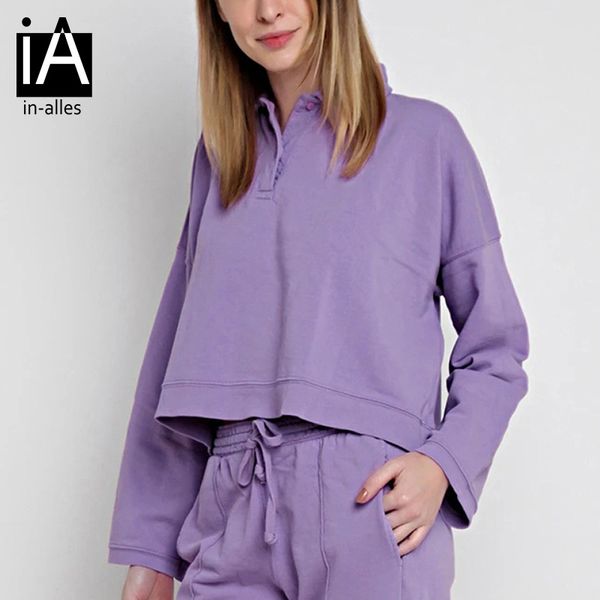 

women's hoodies & sweatshirts solid color sweatshirt women casual set fashion winter autumn ladies pullover black white streetwear