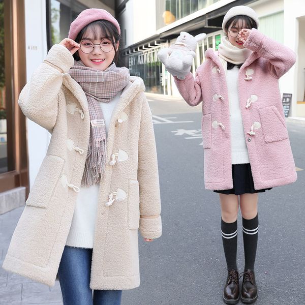 

fluffy jacket women faux fur coat hooded neckline long sleeve casual warm elegant outerwear pocket casual teddy outwear q48, Black