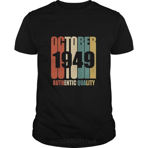 

men short sleeve tshirt retro october 1949 tshirt cool cool women t-shirt