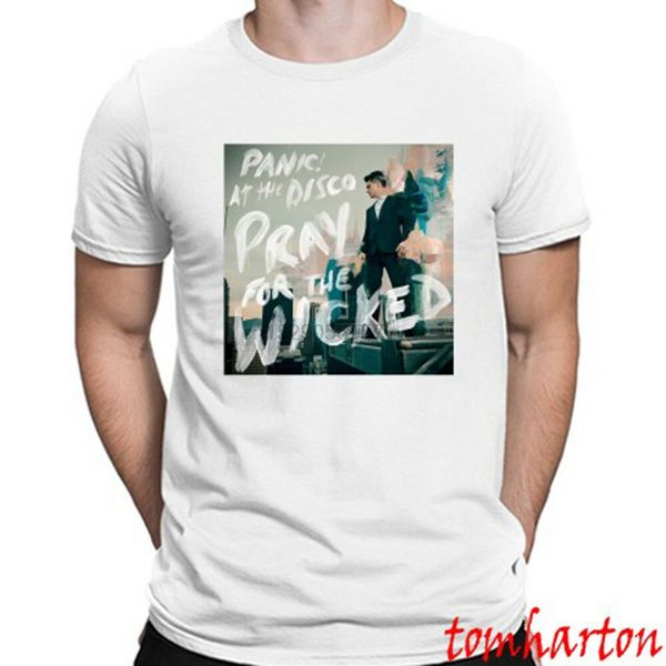 

паника! at the disco pray for the wicked men white t-shirt размер s-3xl