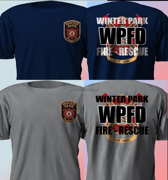 

new winter park florida fire department firefighter multicolor t shirt s-3xl