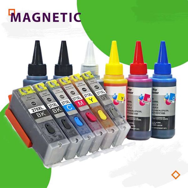 

ink cartridges compatible for canon pgi270 cli 271 refillable cartridge cli271 pixma mg7720 ts9020 ts8020 printer