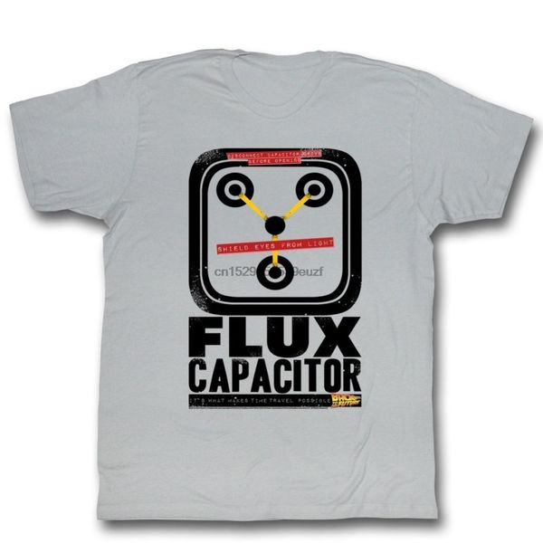 

new short sleeve casual back to the future flux capacitor t shirt graphic tees