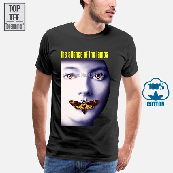 

the silence of the lambs movie poster t shirt black все размеры s 4xl