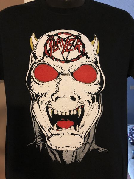 

slayer - reign in blood tour t-shirt rare vintage double sided