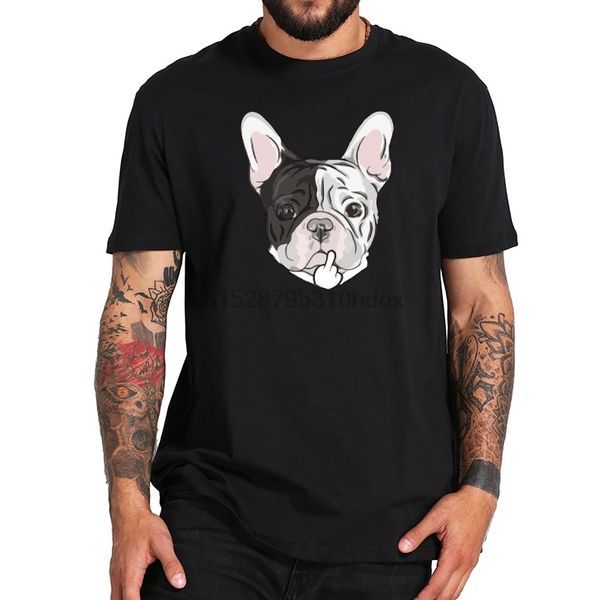 

french bulldog t shirt pure cotton comfortable tee shirt homme graphic design classic t-shirt casual tee