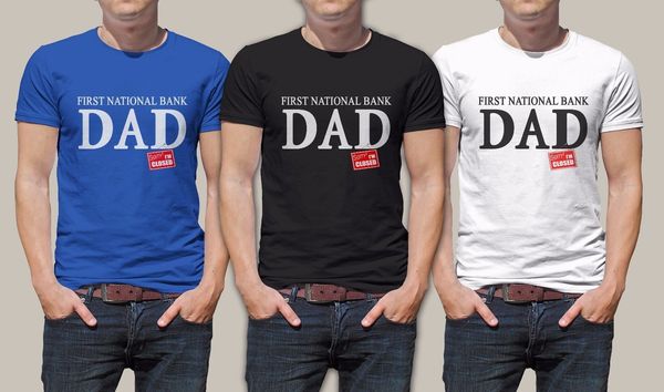 

2019 new funny t-shirt first national bank dad sorry i`m closed joke gift for him summer fashion tee shirt