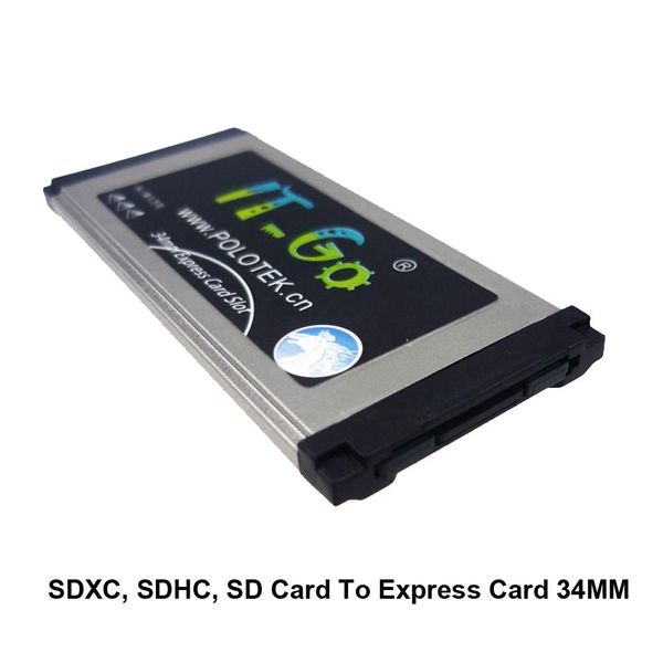 

express card 34 to sdxc sdhc sd card adapter for lapcompatible with expresscard 54mm slot