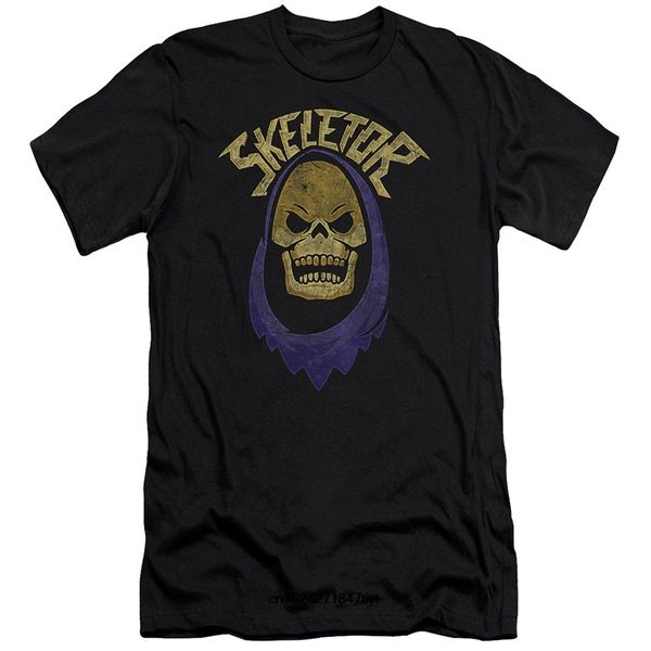 

masters of the universe animated tv series hooded skeletor t-shirt