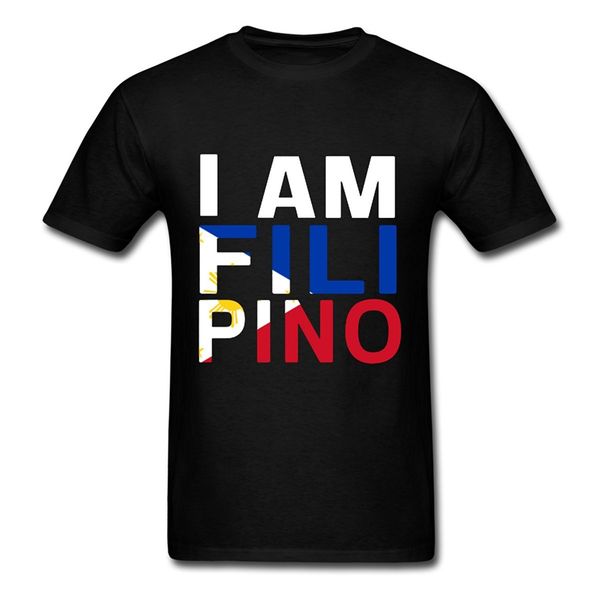 

i am filipino men's t-shirt print t shirts man short sleeve tshirt round men tshirt price mens shirt summer o neck cotton