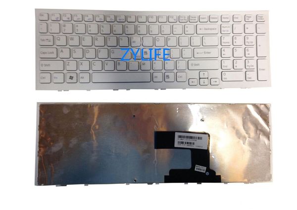 

100% new replacement lapkeyboard for sony p/n : 1-489-692-11, 148969211, 9z.n5csw.b01 #31 with frame us