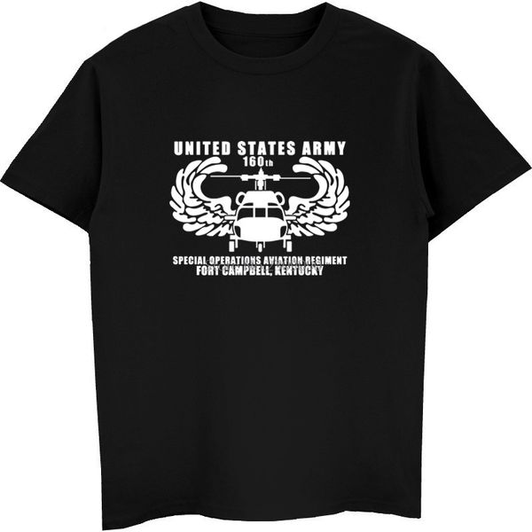 

new special operations aviation rgt 160th t-shirt men's cotton short sleeve t shirt casual hip hop tees harajuku streetwear