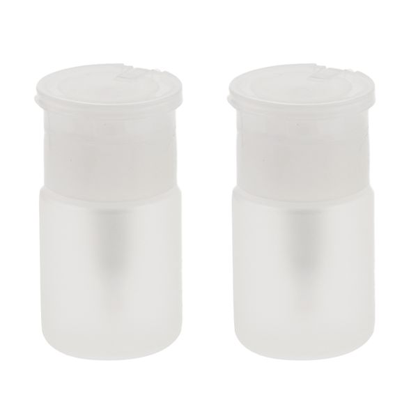 

2x nail polish remover liquid push down press pumping pump dispenser bottle