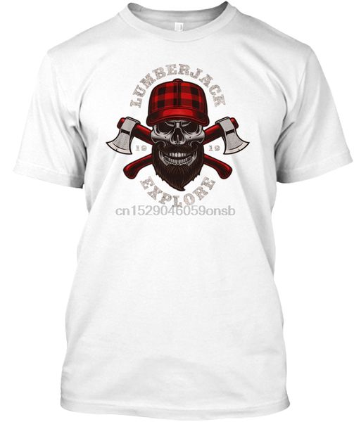 

men t shirt lumberjack skull shirt design on dark ba women tshirt