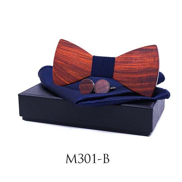 

dropshipping wedding gifts for groosmen square scarf cufflinks shirt luxury red sandal wood bow tie set with case, Blue;purple