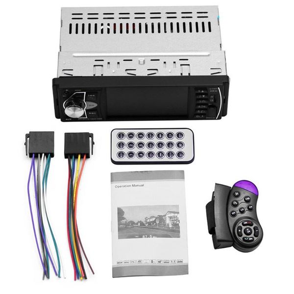 

4.1 inch large screen hands-car mp5 player card u disk radio reversing audio player radio station with remote control