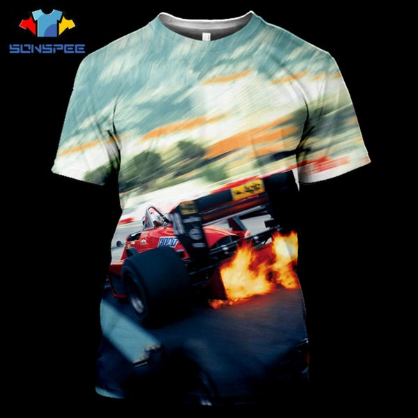 

f1 boys girls racing sportswear 3d print shirts oversized graphic harajuku men clothing