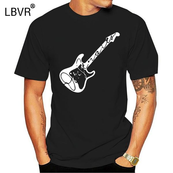 

dire straits гитара логотип rock legend black t shirt размер s m l xl 2xl 3xl