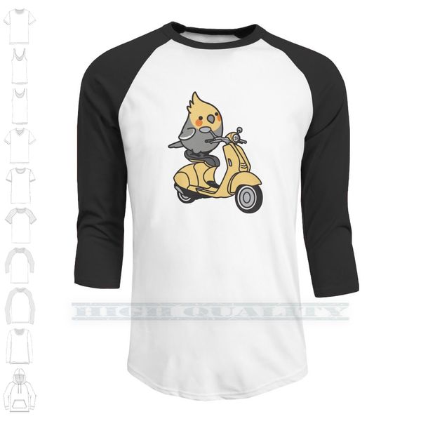 

scooter chubby cockatiel custom design print for men women cotton new cool tee t shirt big size 6xl scooter cute