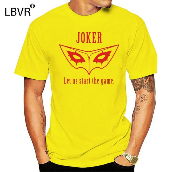 

persona joker t-shirt animation comic cosplay fashion cartoon t shirt men new fashion tshirt funny