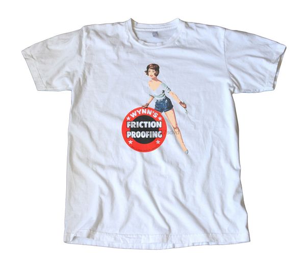 

урожай wynns трение расстойки декаль t-shirt - pin up shop девушки hot rod