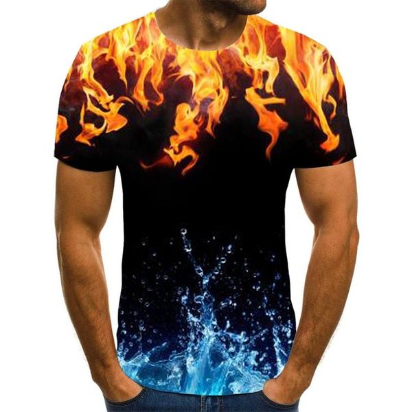 

three-dimensional tunnel graphic 3d lattice summer 3d print shirts anime graphic comics men clothing