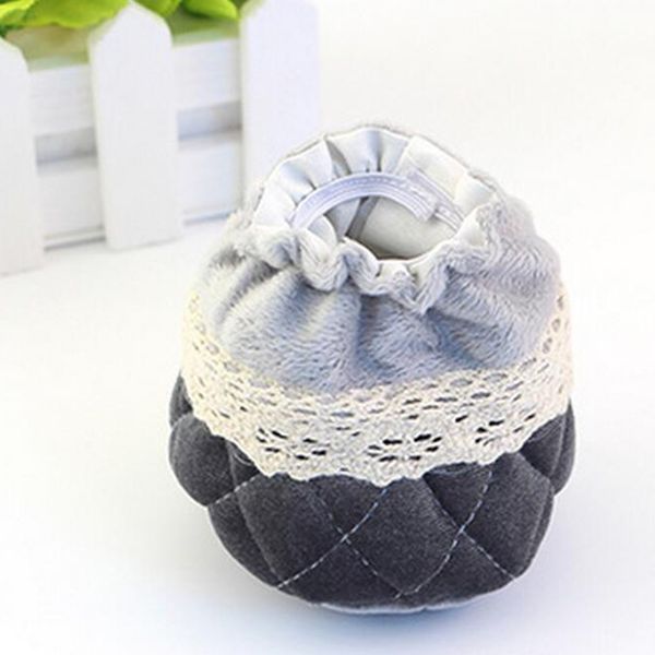 

4 pieces non slip elastic flannel chair leg floor protector caps cloth socks