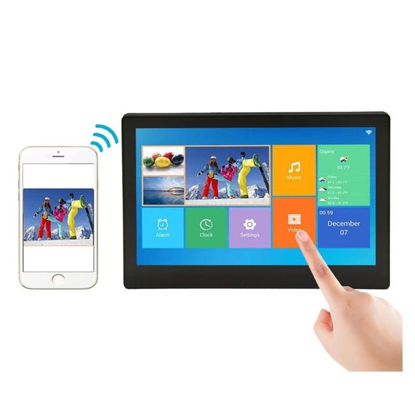

10 inch wifi cloud with touch screen 16g memory support to send pictures from mobile phone digital p frame