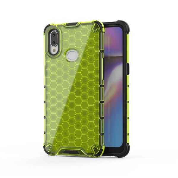 

clear honeycomb case for samsung a10s case 2 in 1 soft shockproof bumper hard pc protection back cover case