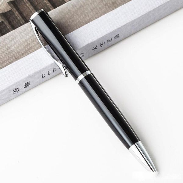 

new metal sign ballpoint pens creative korean pen office business school wedding writing stationery christmas gift, Blue;orange