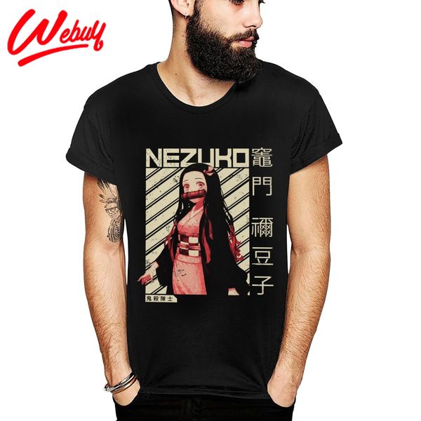 

t-shirt kamado nezuko demon slayer casual soft slim cotton la camiseta t shirt