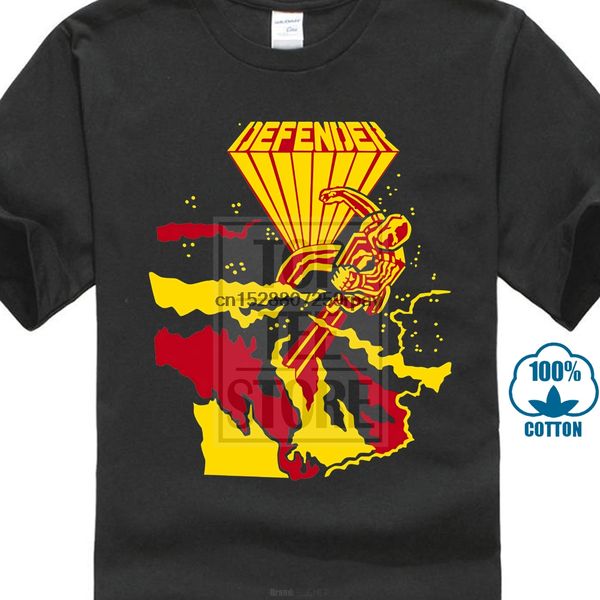 

defender t shirt black tee galaga arcade 80 space retro video game new from us