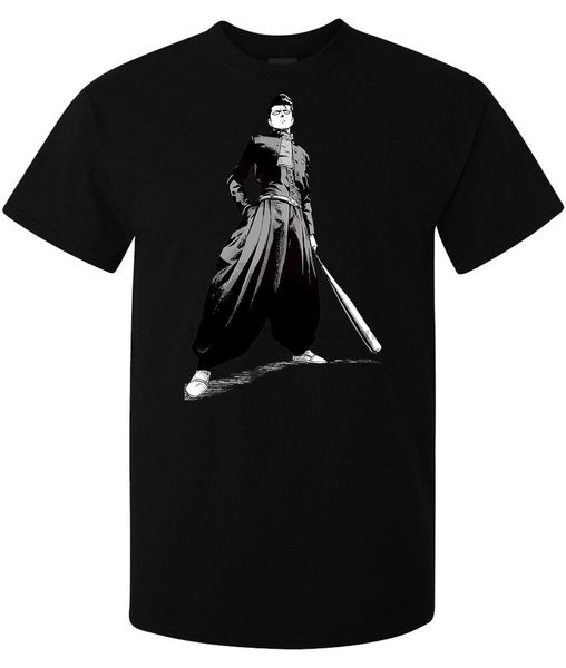 

one punch man metal bat sketch artwork men's (woman's available) t shirt black harajuku fashion classic
