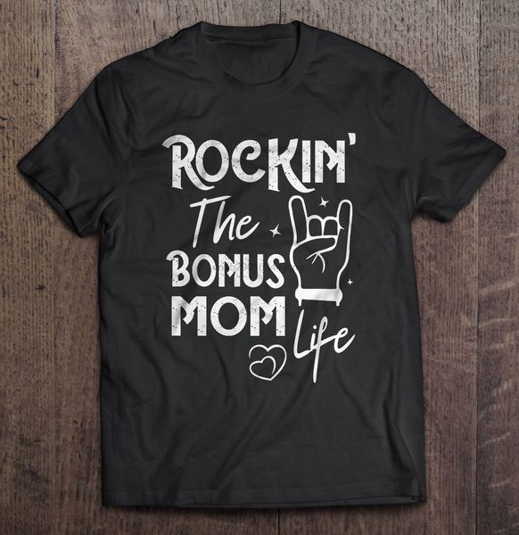 

мужчины смешной футболка мода тенниска rockin' бонус мама жизнь женщина тенниска