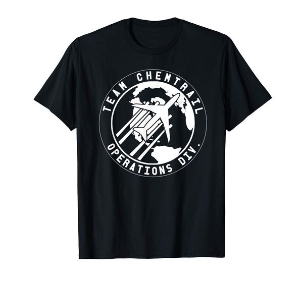 

команда chemtrail операции div. смешной aviation pilot t-shirt новая мода прохладный повседневная уличная одежда лето мужские футболки пиво