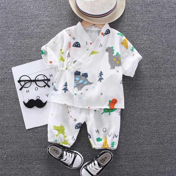 

summer newborn kid boy girl clothes for boys cute casual set printing lace-up shorts infant suits baby kg-325, Pink;blue