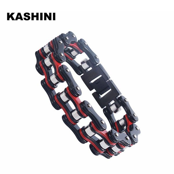 

панк мотоциклов плетеного браслета мужской велосипед браслет черной нержавеющая сталь велосипеды цепь punk, Black