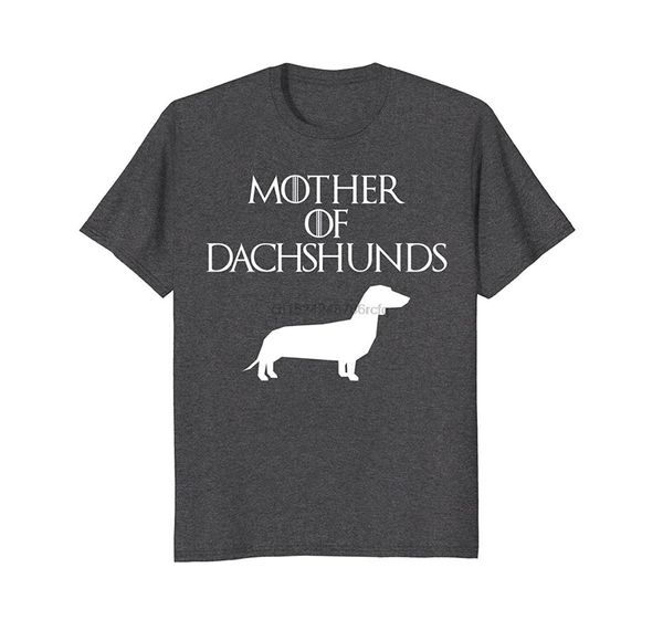 

мать таксы симпатичные собаки футболка подарок для мужчин дизайн 2019 новые с коротким рукавом мужчины фитнес одежда футболки