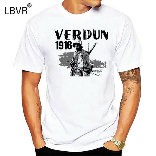 

2019 summer brand clothing verdun 1916 erster weltkrieg schlach frankreich deutschland wes - t shirt novelty t shirt